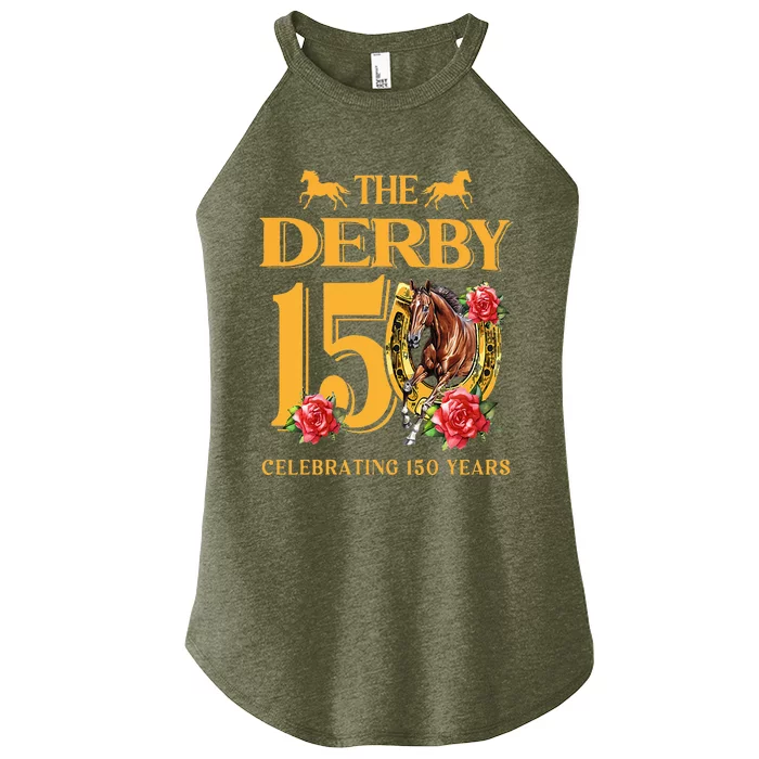 ItS Derby 150 Yall 150th Horse Racing Talk Derby To Me Women’s Perfect Tri Rocker Tank