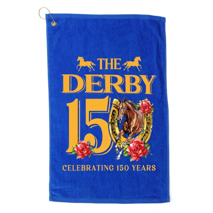 ItS Derby 150 Yall 150th Horse Racing Talk Derby To Me Platinum Collection Golf Towel