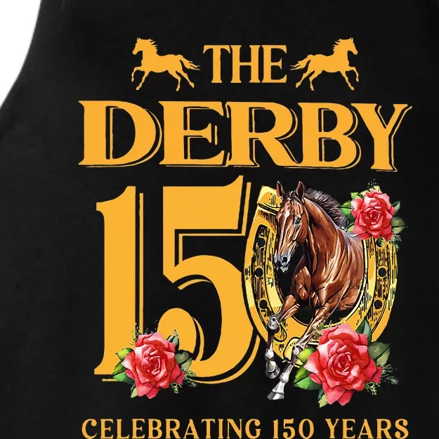 ItS Derby 150 Yall 150th Horse Racing Ladies Tri-Blend Wicking Tank