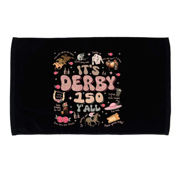 ItS Derby 150 Yall 150th Horse Racing Ky Derby Day Microfiber Hand Towel