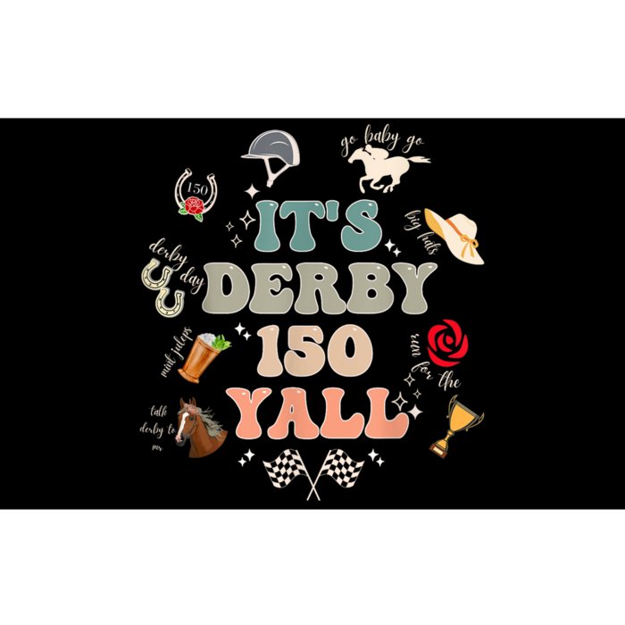 ItS Derby 150 Yall 150th Horse Racing Ky Derby Day Vintage Bumper Sticker