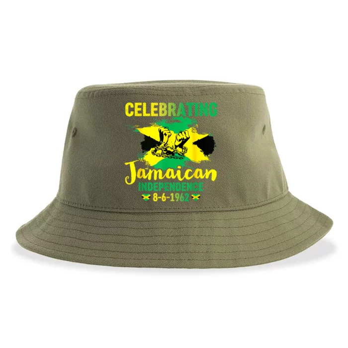 Independence Day 1962 Jamaican Flag Sustainable Bucket Hat