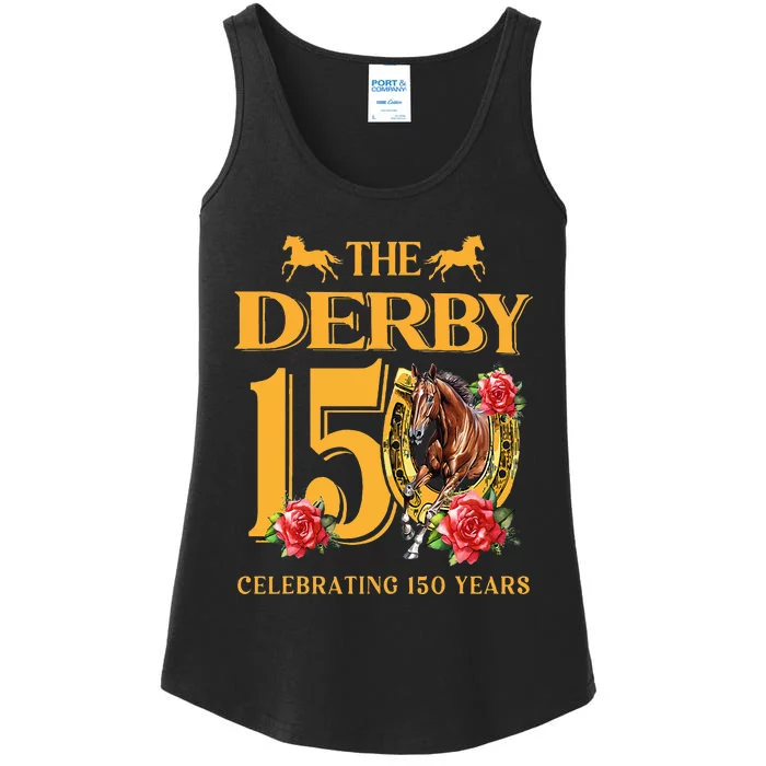 ItS Derby 150 Yall 150th Horse Racing Talk Derby To Me Ladies Essential Tank