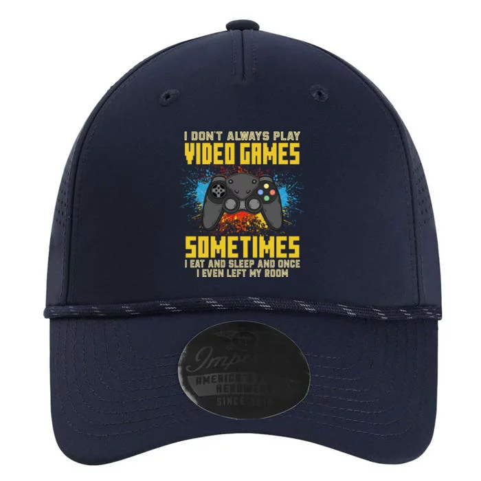 I Don't Always Play Video Games Funny Gamer Performance The Dyno Cap