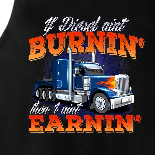 If Diesel Ain't Burnin' Trucker Semi Truck Driver Trucking Ladies Tri-Blend Wicking Tank