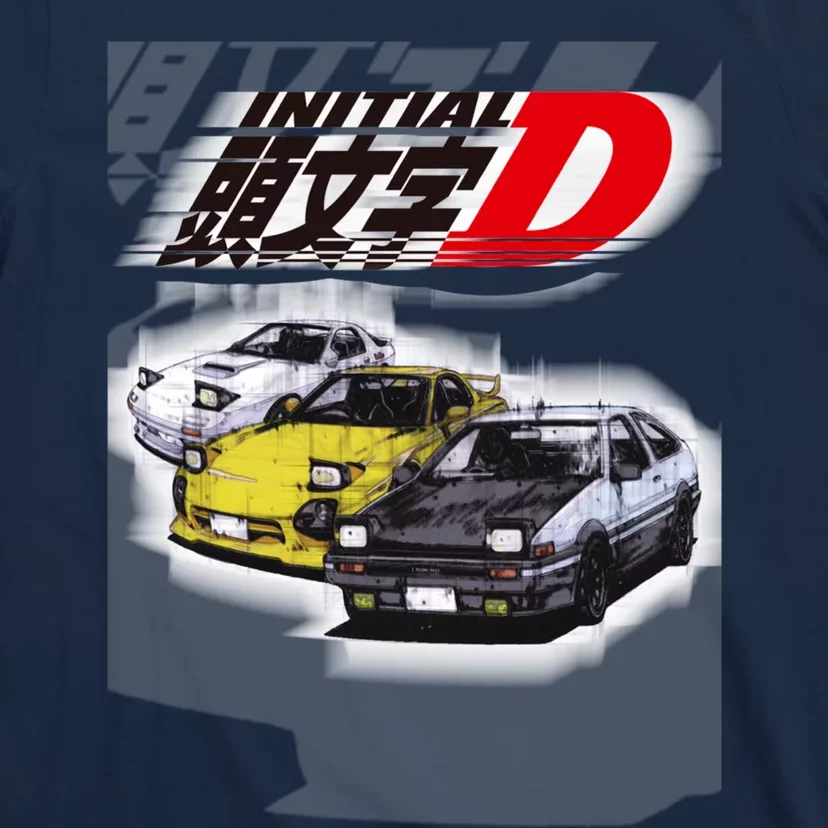 Initial D Ae86 &Amp; Rx7 Sketch T-Shirt