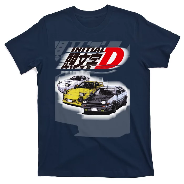 Initial D Ae86 &Amp; Rx7 Sketch T-Shirt