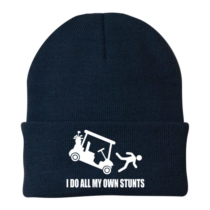 I Do All My Own Stunts Funny Golfer Knit Cap Winter Beanie