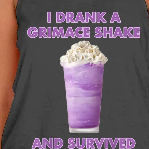 I Drank A Shake And Survived Women's Knotted Racerback Tank