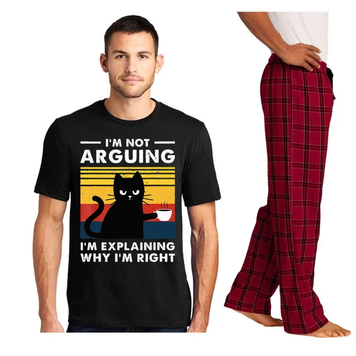 I don't argue I just explain why I'm right Funny Cat Pajama Set