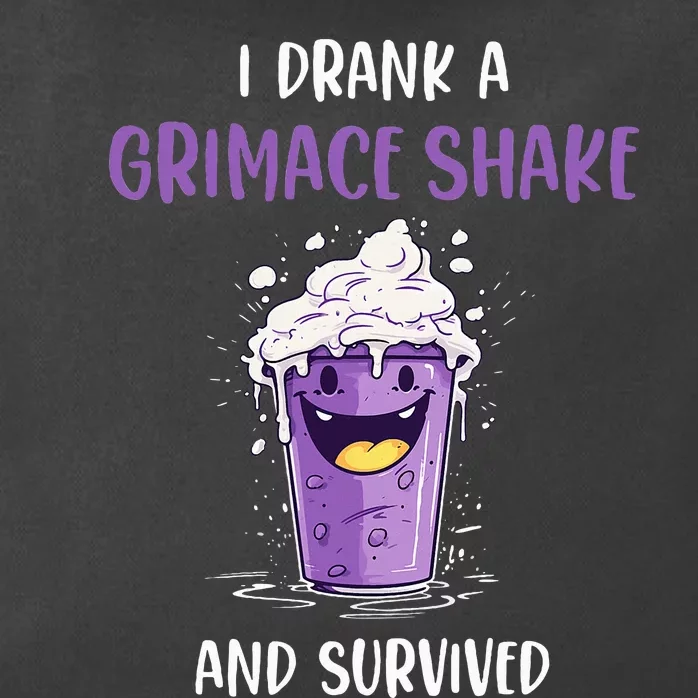 I drank a grimace shake and survived Zip Tote Bag