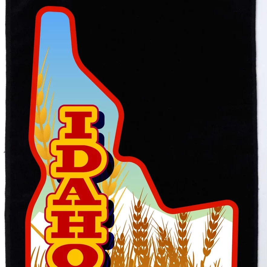 Idaho Potatoes State Outline Platinum Collection Golf Towel