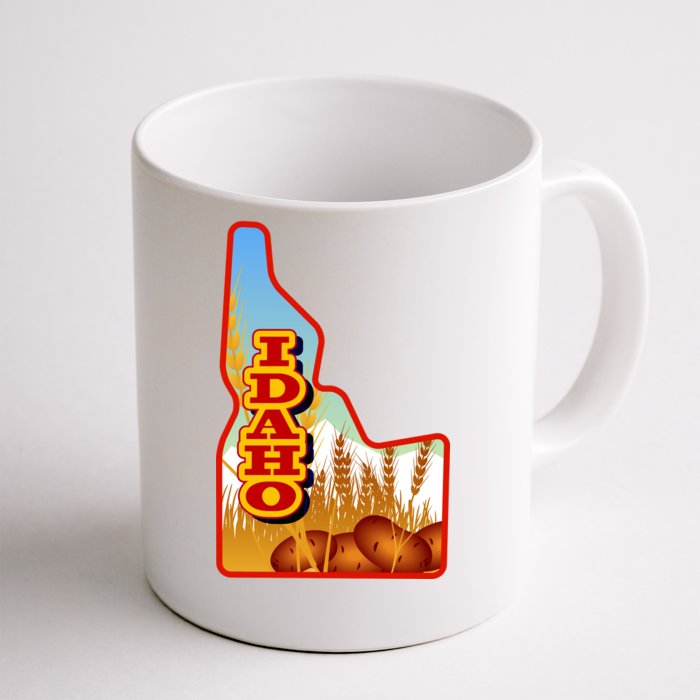 Idaho Potatoes State Outline Front & Back Coffee Mug