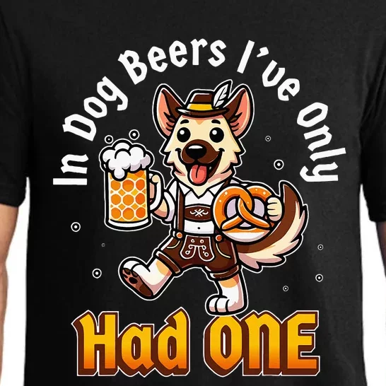 In Dog Beers IVe Only Had One Oktoberfest Drinking Pajama Set