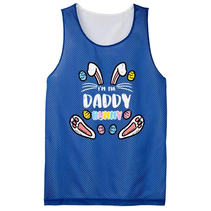 Im Daddy Bunny Rabbit Easter Family Matching Dad Papa Gift Mesh Reversible Basketball Jersey Tank