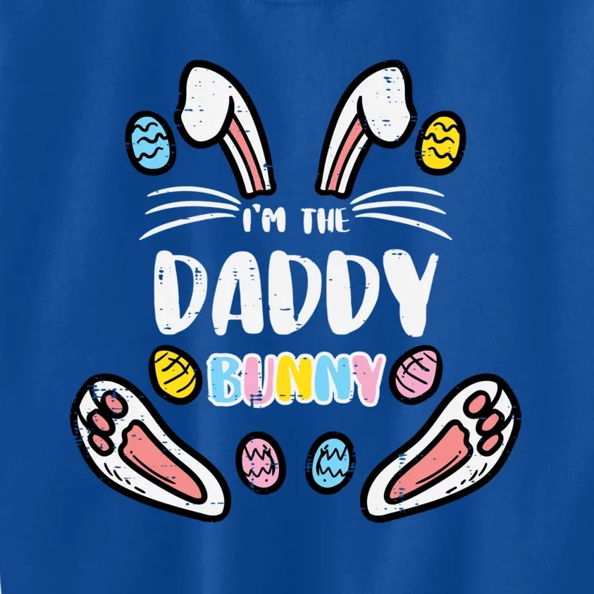 Im Daddy Bunny Rabbit Easter Family Matching Dad Papa Gift Kids Sweatshirt