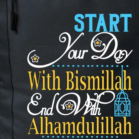 Islamic Dawah Bismillah Alhamdulillah Arabic Teacher Muslim Funny Gift Daily Commute Backpack