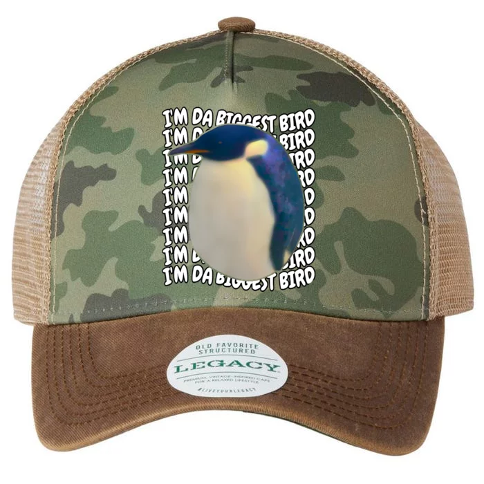 I'm Da Biggest Bird Meme For Bird Lovers Meme Enthusiasts Legacy Tie Dye Trucker Hat