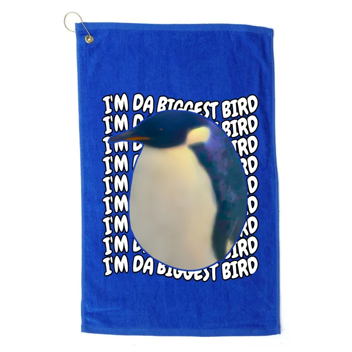 I'm Da Biggest Bird Meme For Bird Lovers Meme Enthusiasts Platinum Collection Golf Towel