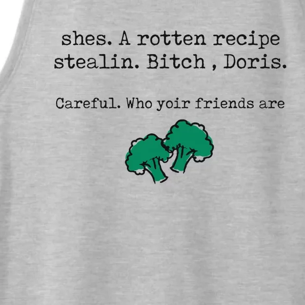 Internet Drama Broccoli Casserole Recipe Stealing Ladies Tri-Blend Wicking Tank