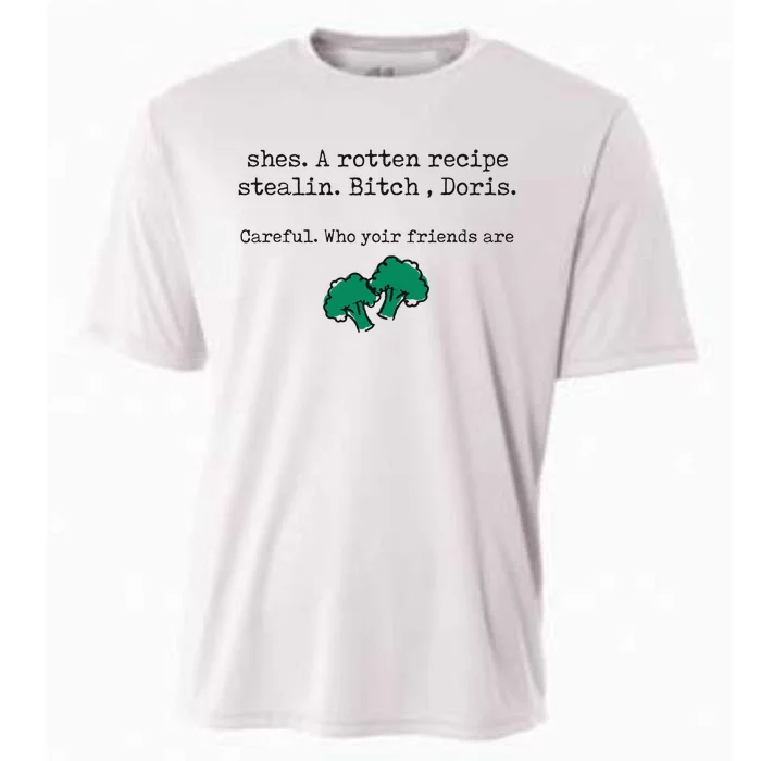 Internet Drama Broccoli Casserole Recipe Stealing Cooling Performance Crew T-Shirt