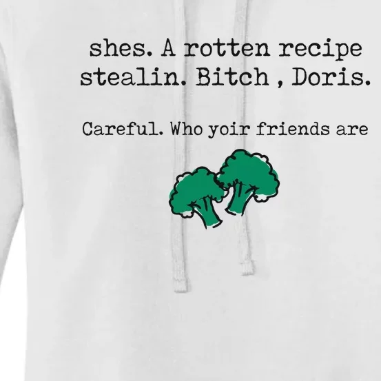 Internet Drama Broccoli Casserole Recipe Stealing Women's Pullover Hoodie