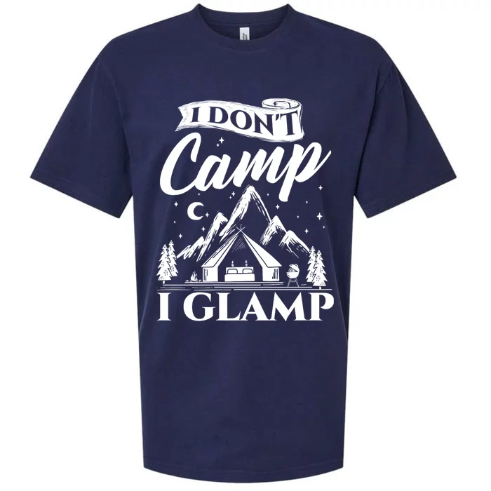 I Dont Camp I Glamp Glamping Glamper Glamorous Camping Sueded Cloud Jersey T-Shirt