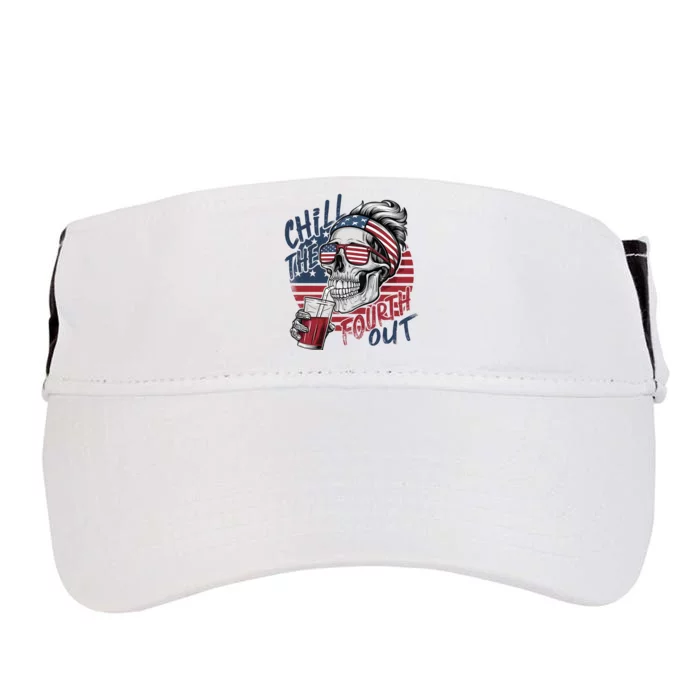 Independence Day Chill The Fourth Out Adult Drive Performance Visor