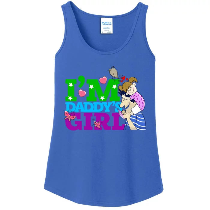 Im Daddys Cool Gift I Love You Dad Daddy Daughter Gift Ladies Essential Tank