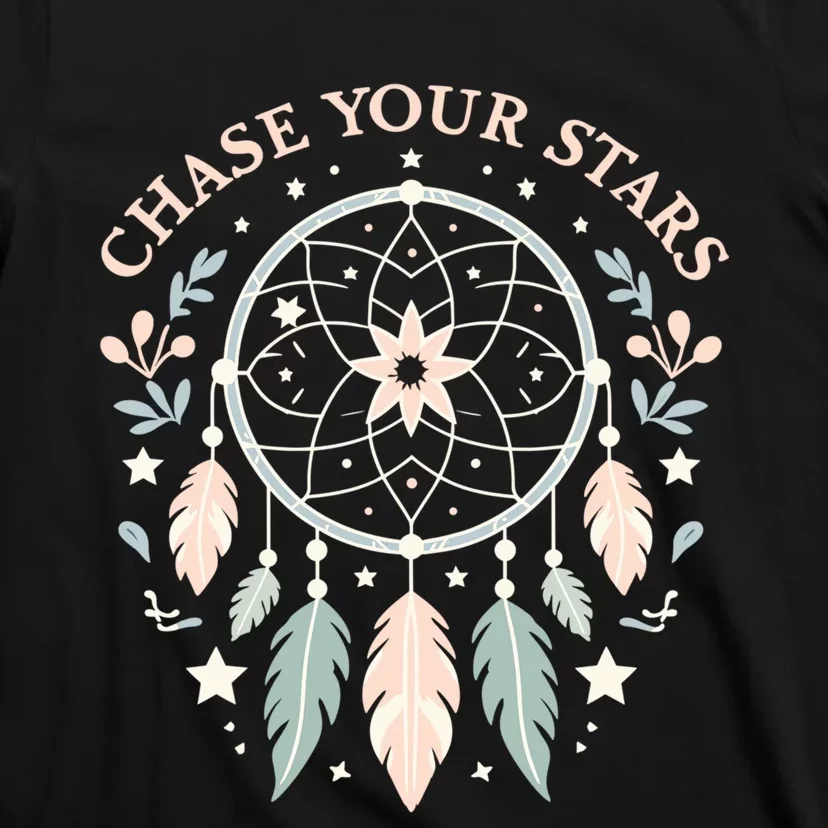 Inspirational Dream Catcher With Stars T-Shirt