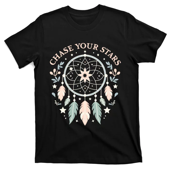 Inspirational Dream Catcher With Stars T-Shirt