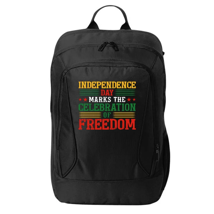 Independence Day Celebration Graphic City Backpack