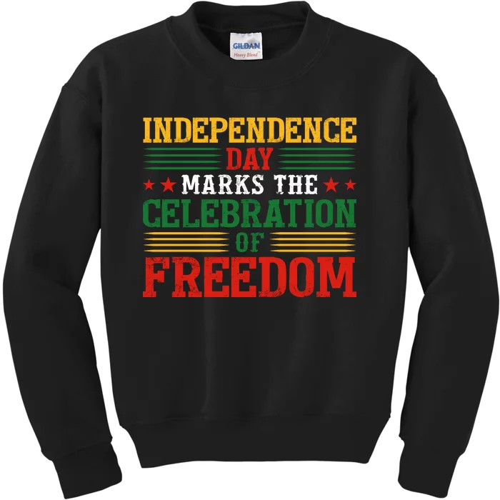 Independence Day Celebration Graphic Kids Sweatshirt