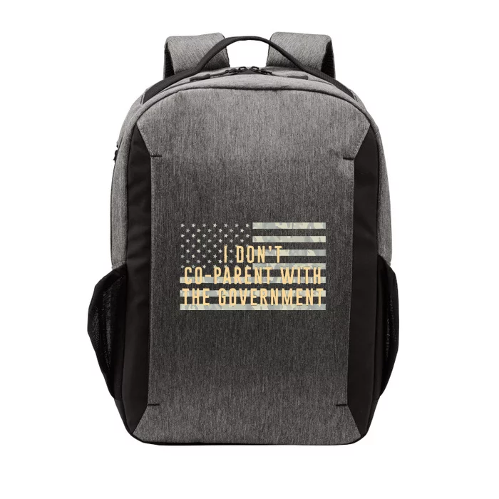 I Don’t Coparent With The Government American Flag Vector Backpack