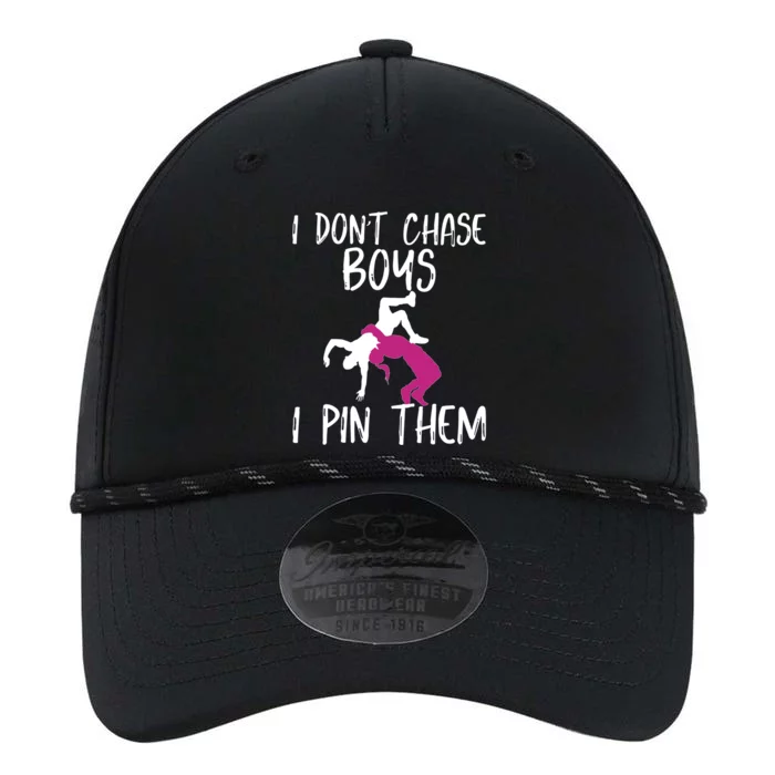 I Don't Chase I Pin Them Wrestling Teen Meaningful Gift Performance The Dyno Cap