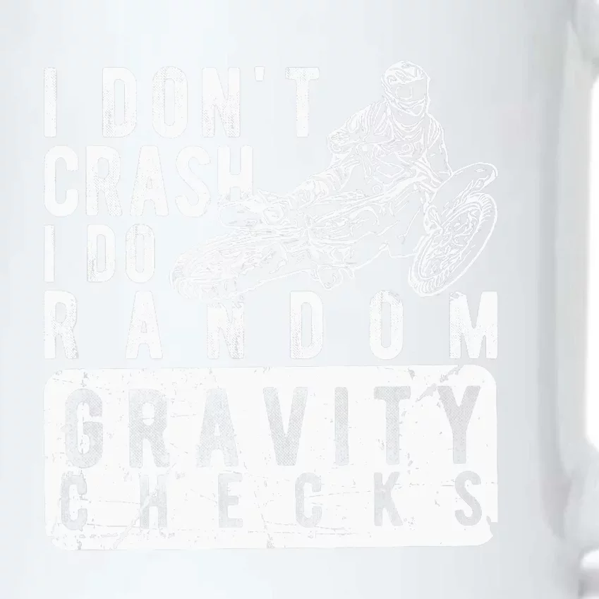 I Don't Crash, I Do Random Gravity Checks Dirt Bike Black Color Changing Mug