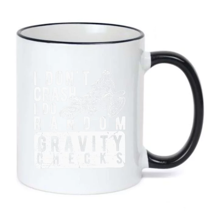 I Don't Crash, I Do Random Gravity Checks Dirt Bike Black Color Changing Mug