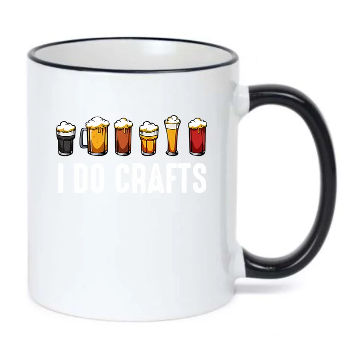 I Do Crafts Beer Cute Gift Black Color Changing Mug