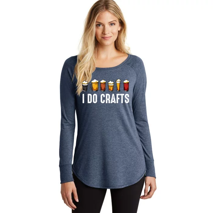 I Do Crafts Beer Cute Gift Women's Perfect Tri Tunic Long Sleeve Shirt