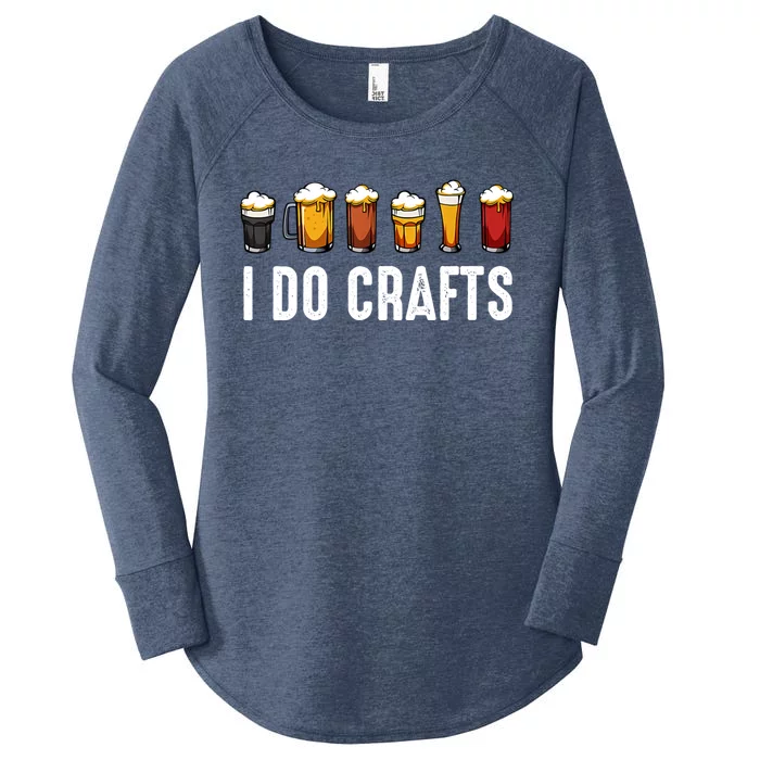 I Do Crafts Beer Cute Gift Women's Perfect Tri Tunic Long Sleeve Shirt