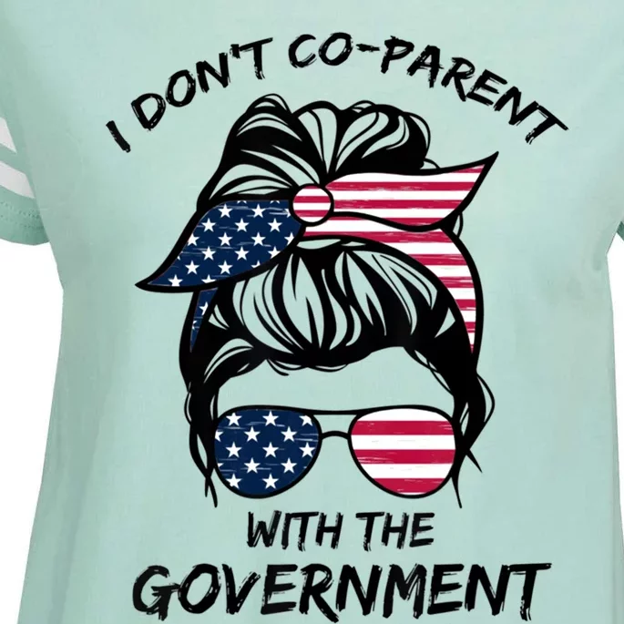 I Don’t Cogiftparent With The Governt For Dad Mom Gift Enza Ladies Jersey Football T-Shirt