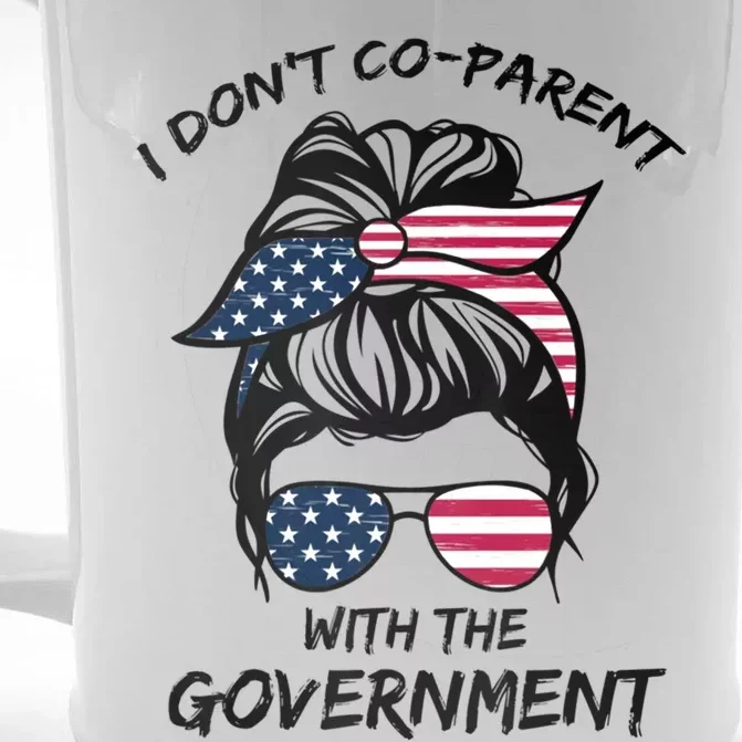 I Don’t Cogiftparent With The Governt For Dad Mom Gift Front & Back Beer Stein