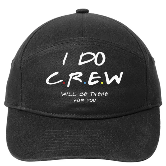 I Do Crew Bachelorette Party Men & Women 7-Panel Snapback Hat