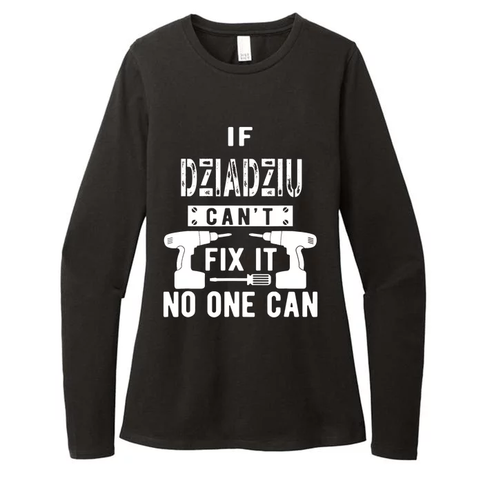 If Dziadziu Can't Fix It No One Can Poland Polish Grandpa Womens CVC Long Sleeve Shirt