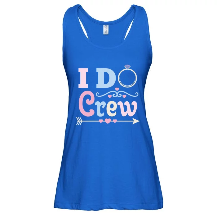 I Do Crew Wedding Bachelorette Party Funny Gift Ladies Essential Flowy Tank