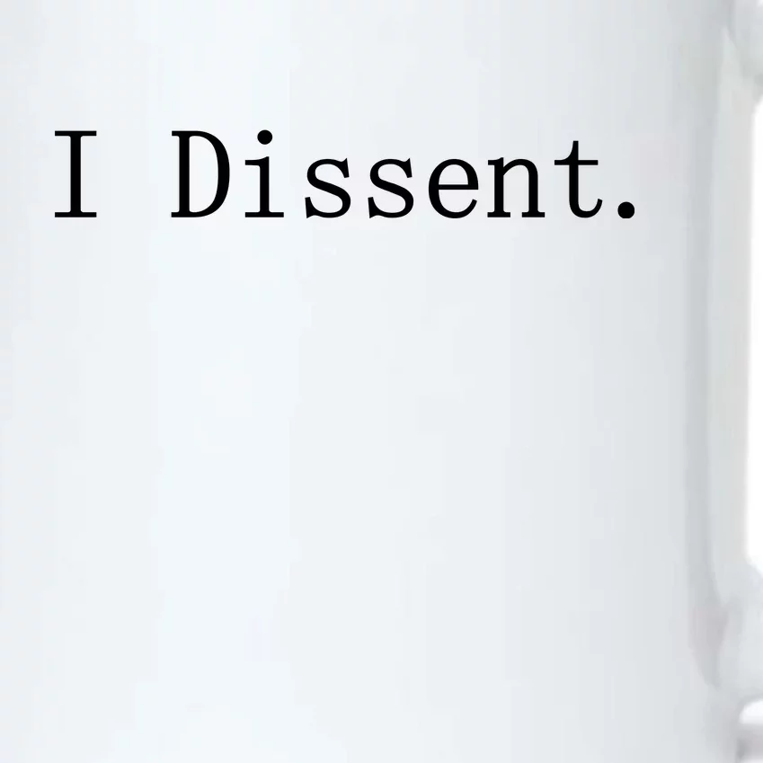 I Dissent Classic Women's Rights Pro Choice Pro Roe Feminist Black Color Changing Mug