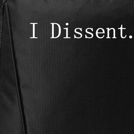 I Dissent Classic Women's Rights Pro Choice Pro Roe Feminist City Backpack