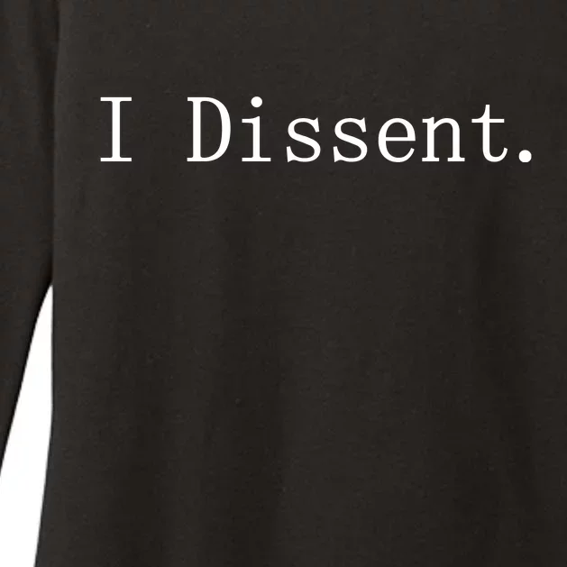 I Dissent Classic Women's Rights Pro Choice Pro Roe Feminist Womens CVC Long Sleeve Shirt