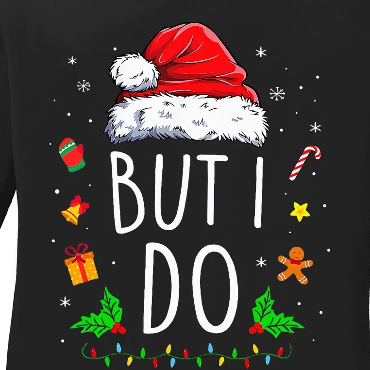 I DonT Do Matching Christmas Outfits But I Do Couples Xmas Ladies Long Sleeve Shirt