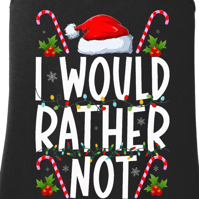 I Don't Do Matching Christmas Outfits I Would Rather Not Ladies Essential Tank